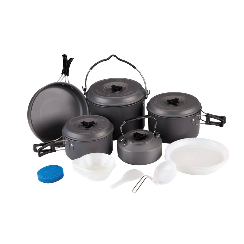 Aluminium Camping Cookware များ